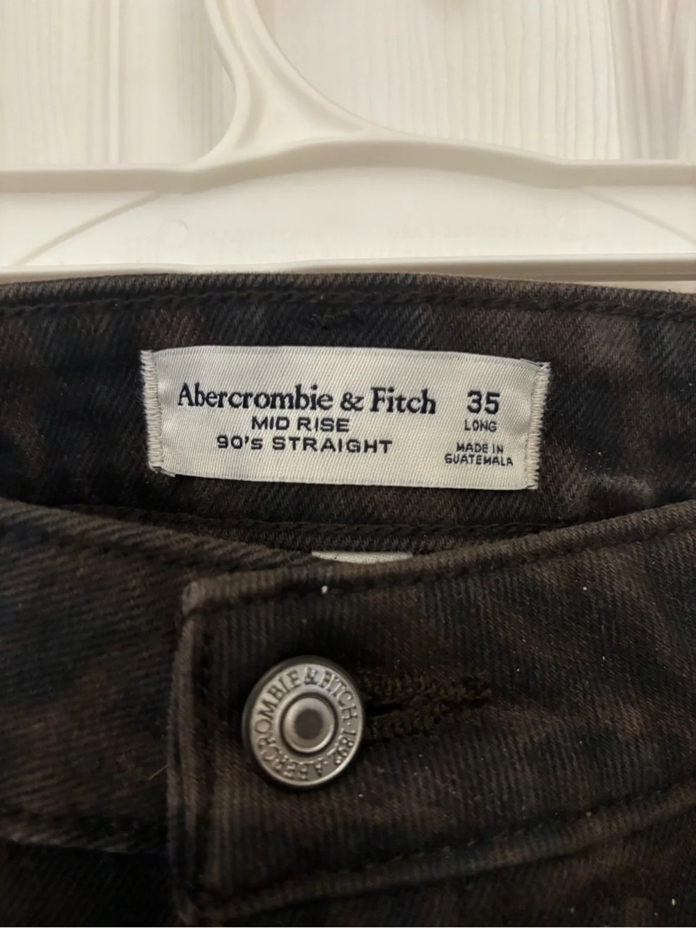 Abercrombie & Fitch Brown Animal Print Cropped Pants